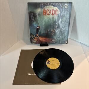 AC/DC Let There Be Rock Vinyl LP SD 36-151 Specialty Pressing 1977 VG+/VG+ Rock